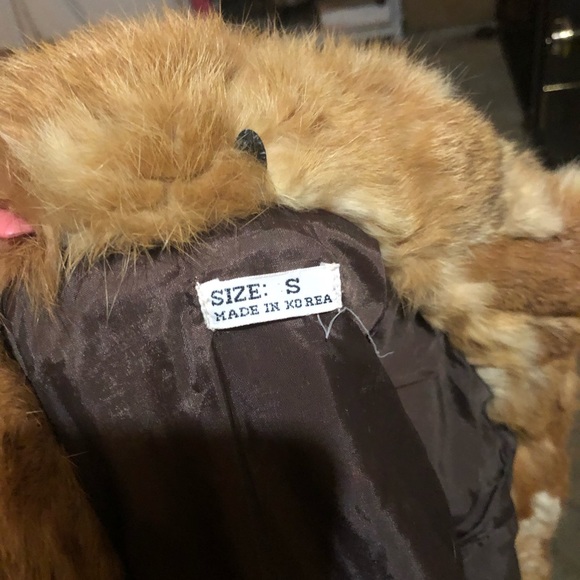 Authentic Rabbit Fur Coat - Picture 2 of 3